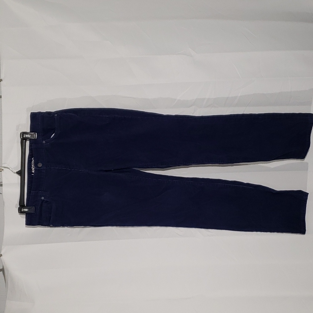 Land's End blue corduroy mid rise straight size 12.